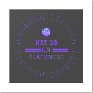 Nat 20 on Blackness Posters and Art